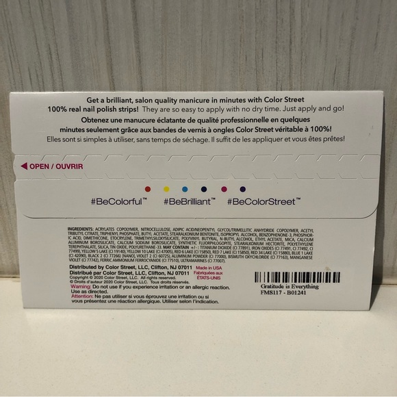 COLOR STREET Nail Polish Strips “Gratitude is Everything” - Picture 3 of 3